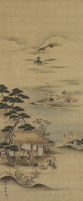 Alternate image of Rice fields in spring and autumn by Baiken Norinobu