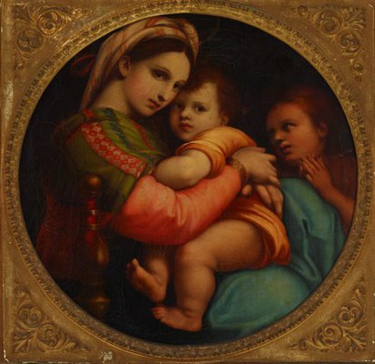 Alternate image of Madonna della Sedia by Unknown, after Raphael