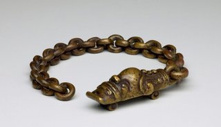AGNSW collection Amulet in the form of a composite beast (singa) 18th century