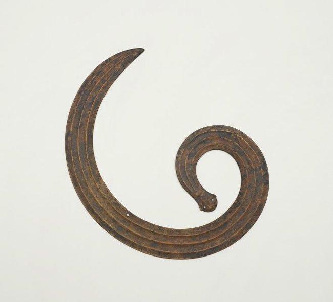 AGNSW collection Head ornament (sanggori) in the shape of a serpent 19th century-20th century