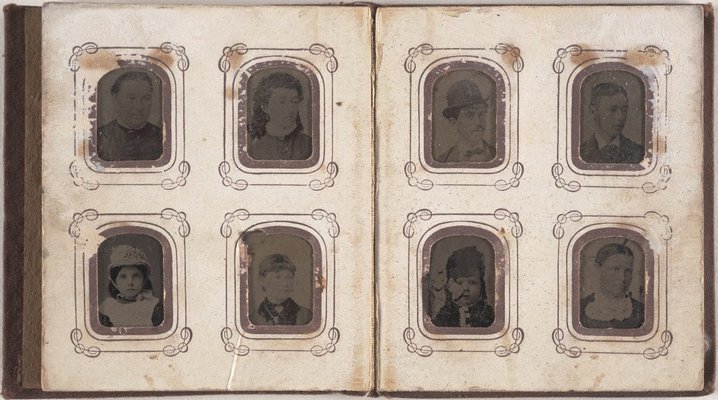 Alternate image of Album 2 (album of tintype portraits) by Gove & Allen