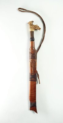 Alternate image of Sword (mandau) with scabbard by 
