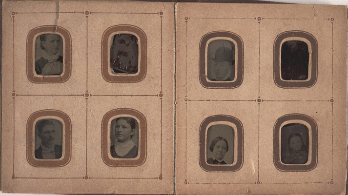 Alternate image of Album 3 (album of tintype portraits) by Gove & Allen