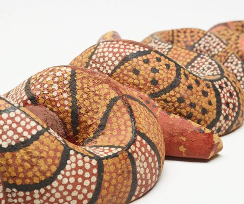 Alternate image of Two quiet snakes dreaming by Bill Stockman Tjapaltjarri