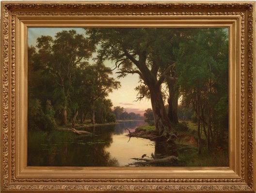 Alternate image of A billabong of the Goulburn, Victoria by Henry James Johnstone