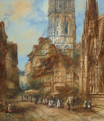 Alternate image of The Butter Tower of Rouen Cathedral by Thomas Colman Dibdin