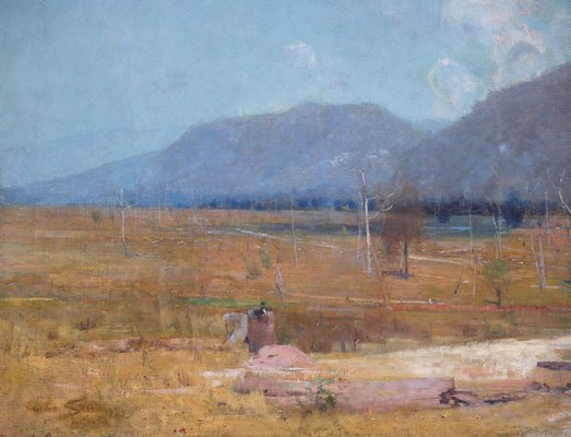 Alternate image of The Gloucester Buckets (also known as Landscape: the AA Co's million acres) by Arthur Streeton