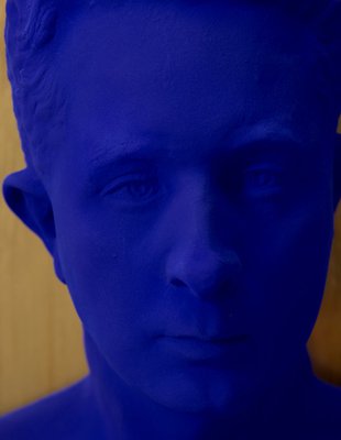 Alternate image of Portrait relief PR3 (portrait of Claude Pascal) by Yves Klein