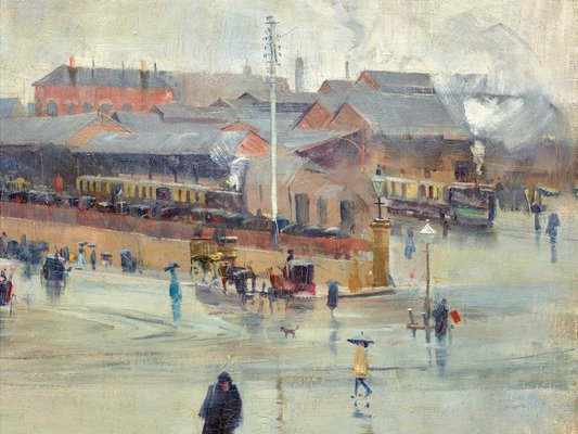 Alternate image of The railway station, Redfern by Arthur Streeton