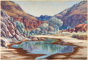 Palm Valley, 1940s by Albert Namatjira