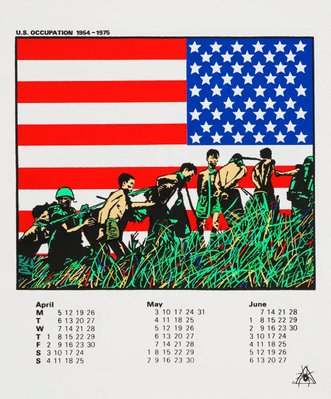 Alternate image of Australian Vietnam Society 1982 calendar by Redback Graphix, Michael Callaghan, Gregor Cullen