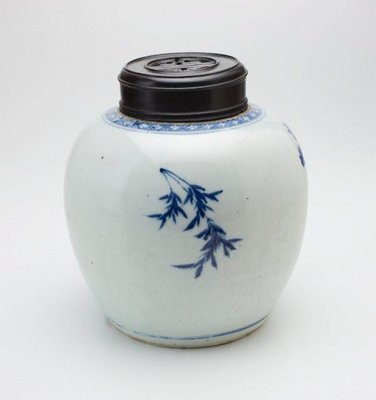 Alternate image of Ginger jar with floral decoration by 