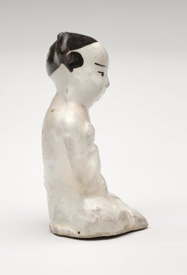 Alternate image of Figure of seated boy by Cizhou ware