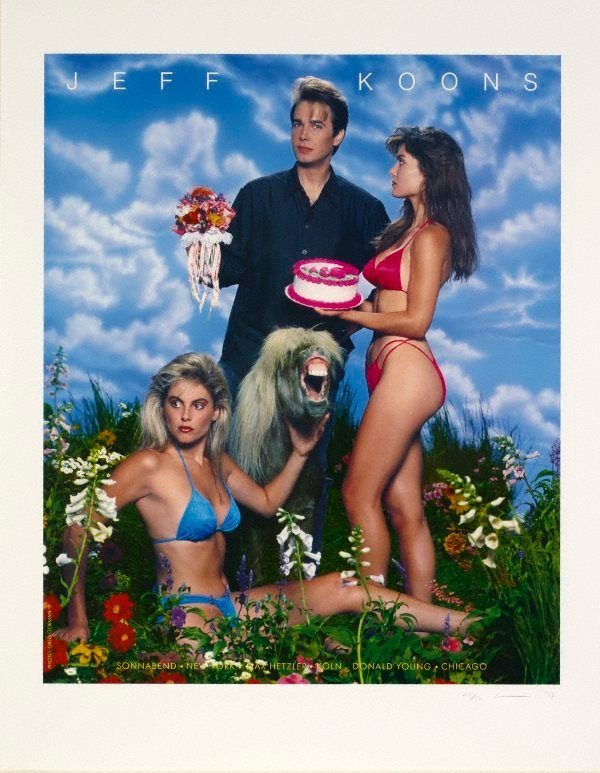 AGNSW collection Jeff Koons Art Magazine Ads 1988-1989