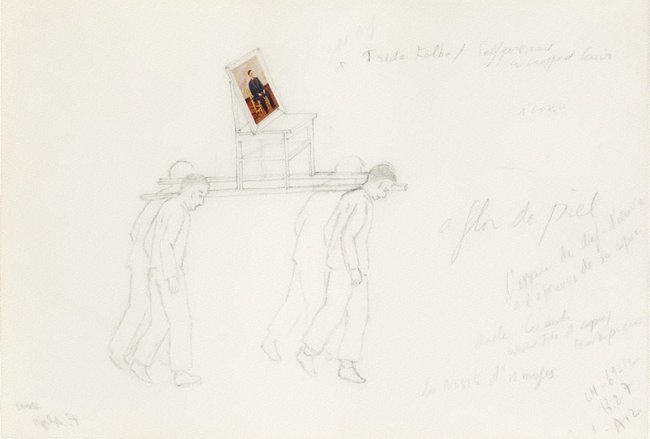 AGNSW collection Francis Alÿs Untitled (study for The modern procession-Frida Kahlo) 2001