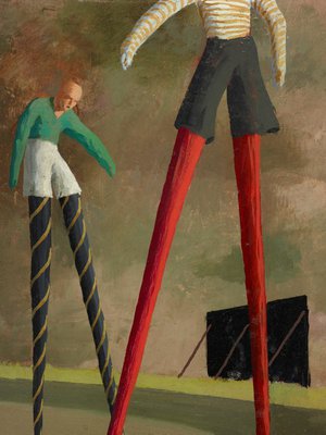 Alternate image of The stilt race by Jeffrey Smart