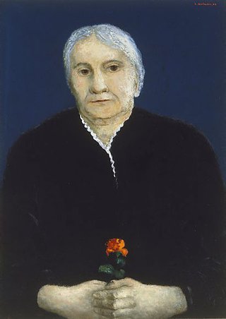 AGNSW collection Sali Herman The artist's mother 1944, 1954