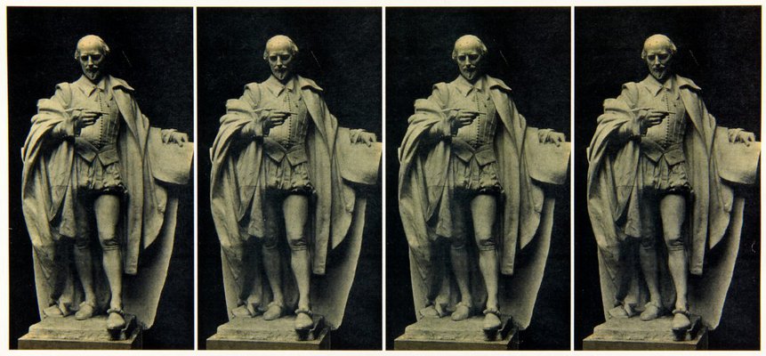 Alternate image of Image of plaster cast of the figure of Shakespeare for the Shakespeare Memorial 1926 by Bertram Mackennal by Unknown