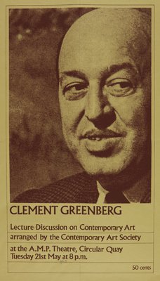 Alternate image of Clement Greenberg lecture at the AMP Theatre, Sydney by Unknown