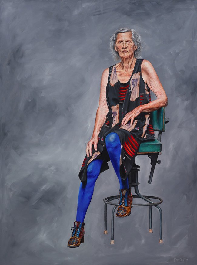 AGNSW prizes David Darcy Charlotte, from Archibald Prize 2018