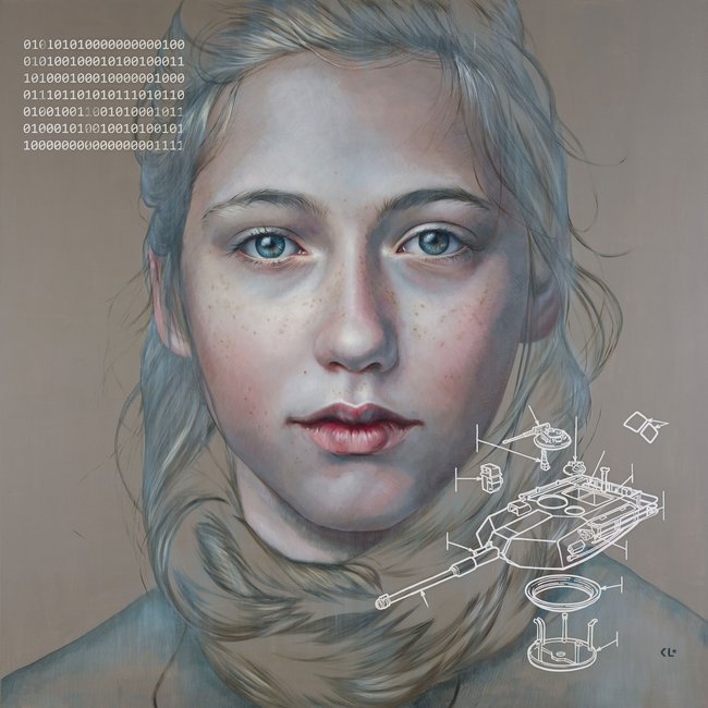 AGNSW prizes Kathrin Longhurst Self: past, present and future, from Archibald Prize 2018
