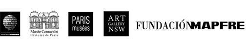 Logos of Fundación Mapfre, Nederlands Fotomuseum, Art Gallery of NSW, Musée Carnavalet-Histoire de Paris, Paris Musées