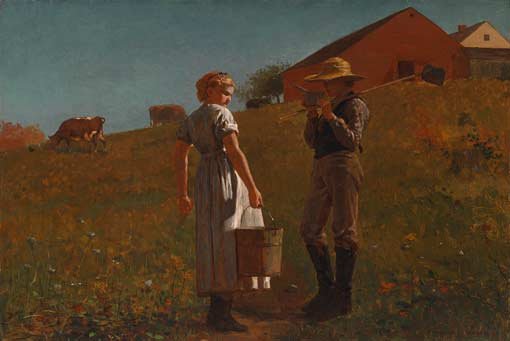Winslow Homer, A temperance meeting, 1874