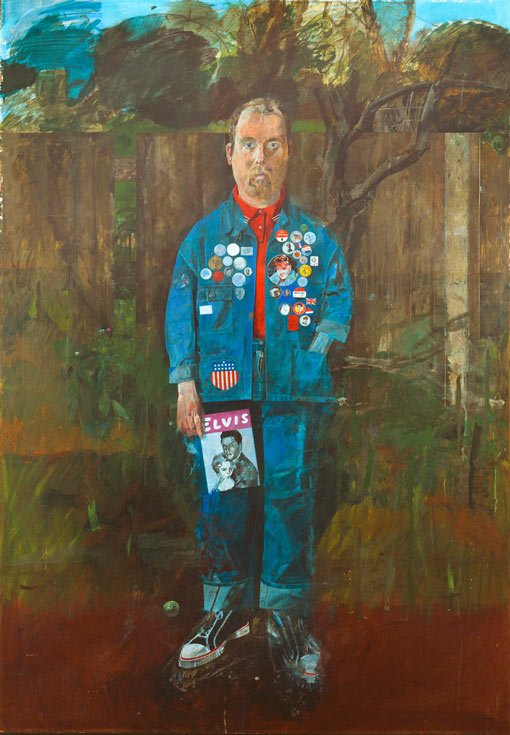 Peter Blake, Self-portrait with badges, 1961