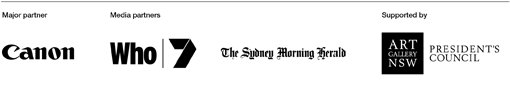 Major partner Canon. Media partners Who, 7, Sydney Morning Herald. Supported by Presidents Council