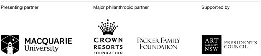 Macquarie University, Crown Resorts Foundation, Packer Family Foundation, Art Gallery of NSW President's Council