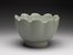 	Northern Song late 1000s–early 1100s, Song dynasty 960–1279, 'Celadon warming bowl in the shape of a lotus blossom’, porcelain, ru ware, 10.4 × 16.2 cm (rim diam), National Palace Museum, Taipei. Photo: © National Palace Museum, Taipei